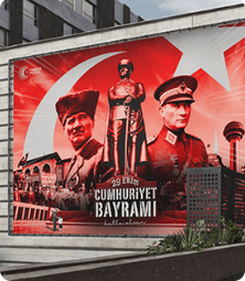 Afiş ve pankart uygulamaları